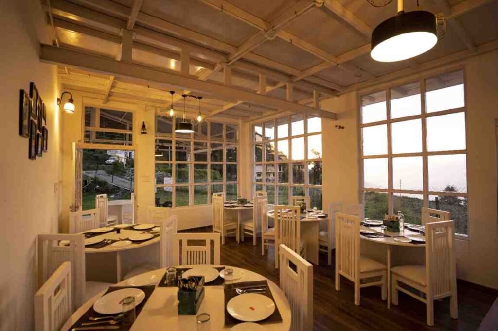Bright restaurant interior in res-4.jpg with scenic windows