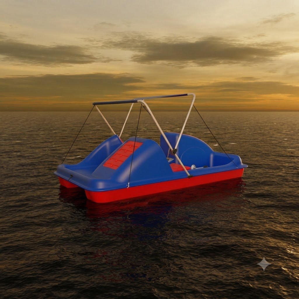 paddle boating